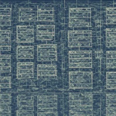 An artistic rendition of connected processes.